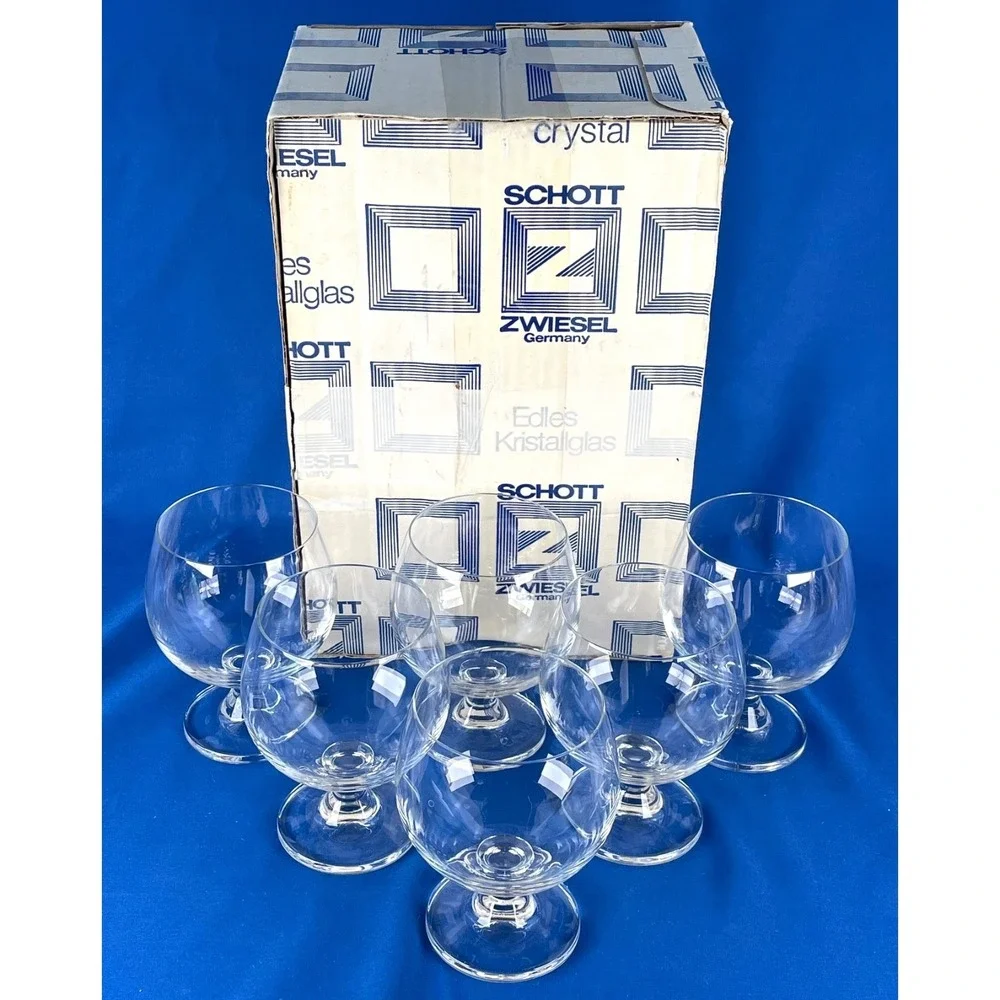 Schott Zwiesel‎ Crystal Burgundy Wine Balloon Goblets Set of 6 Made in Germany